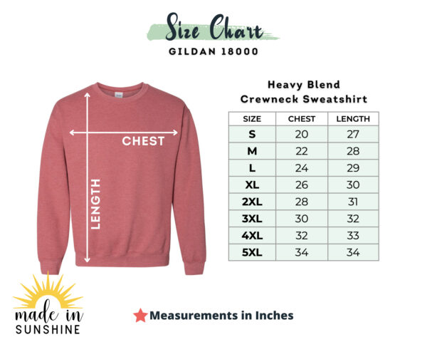 Gildan 1800 size chart